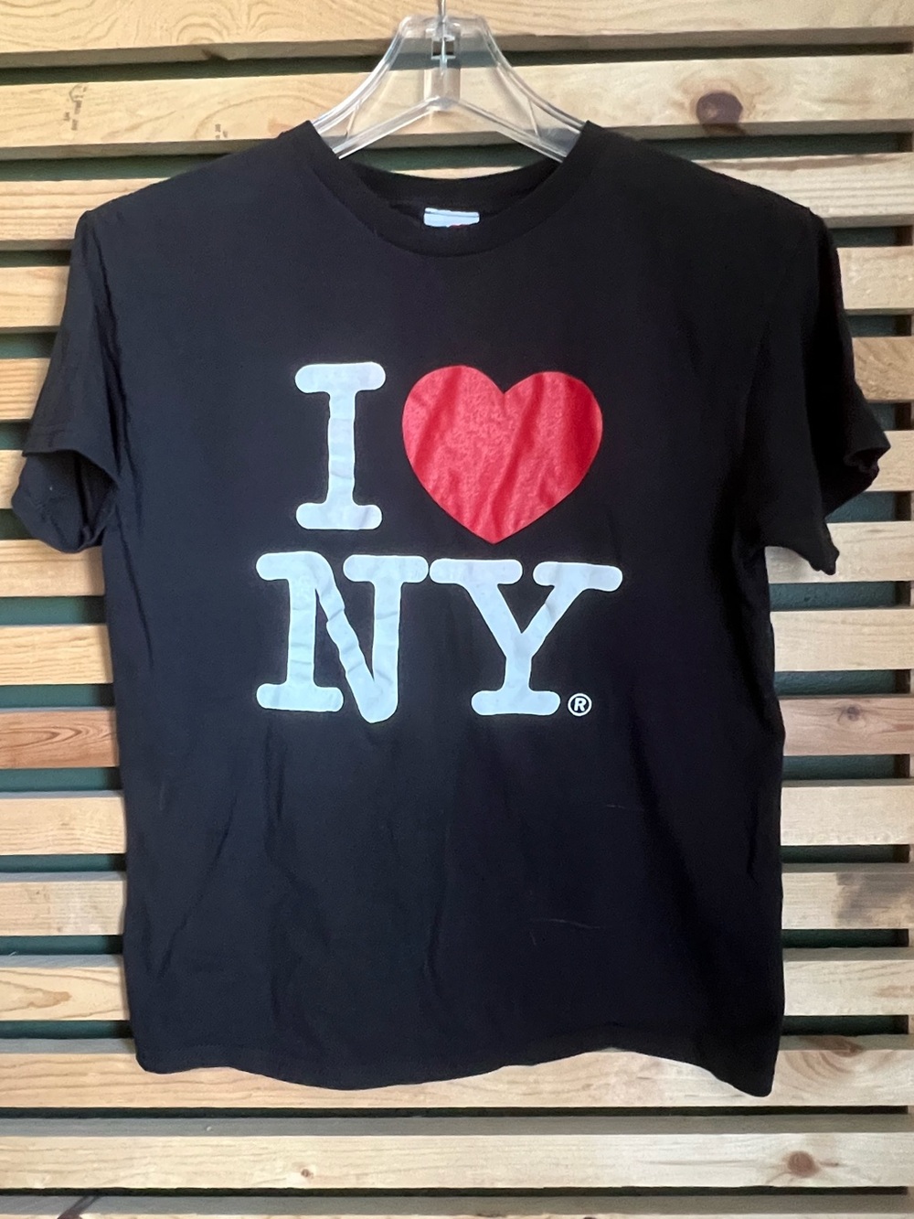 I Heart NY Graphic Tee - Black with Red Heart